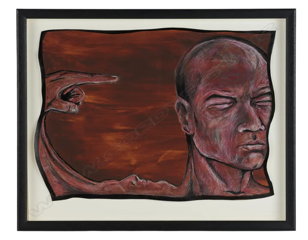 Andy Leleisi'uao (1969-) 'Judas in the closet', Image 1++